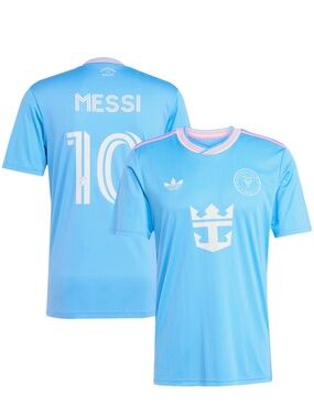 Lionel Messi Inter Miami CF adidas Originals 2025 Third Player Jersey - Blue